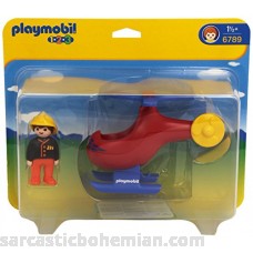 PLAYMOBIL 1.2.3 Fire Rescue Helicopter B00A65HH3C